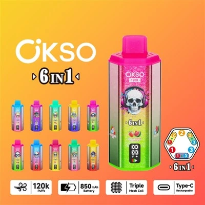 Okso 120k Puffs 6in1